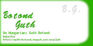 botond guth business card